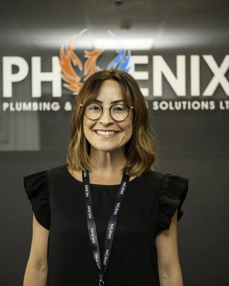 Lydia Brewer, Marketing Manager, at the Phoenix office in Maidstone